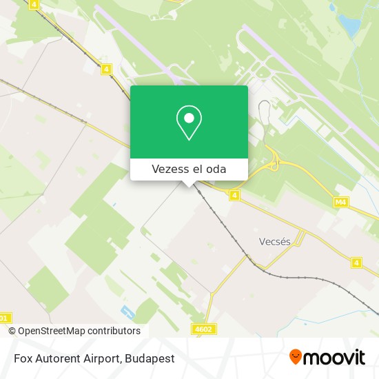 Fox Autorent Airport térkép