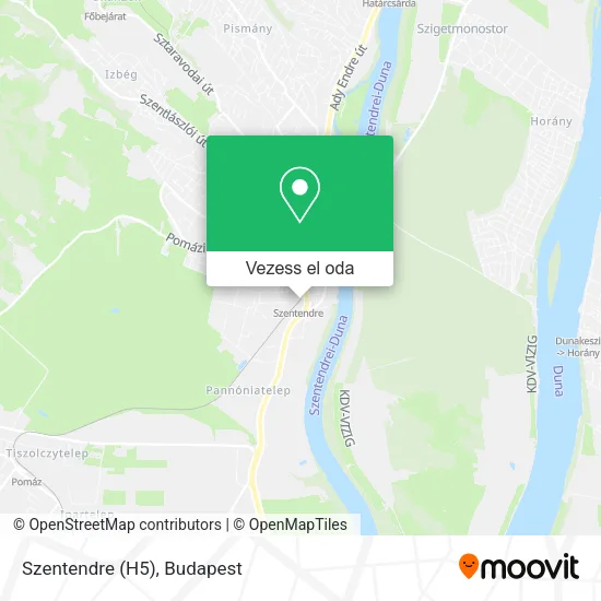Szentendre (H5) térkép