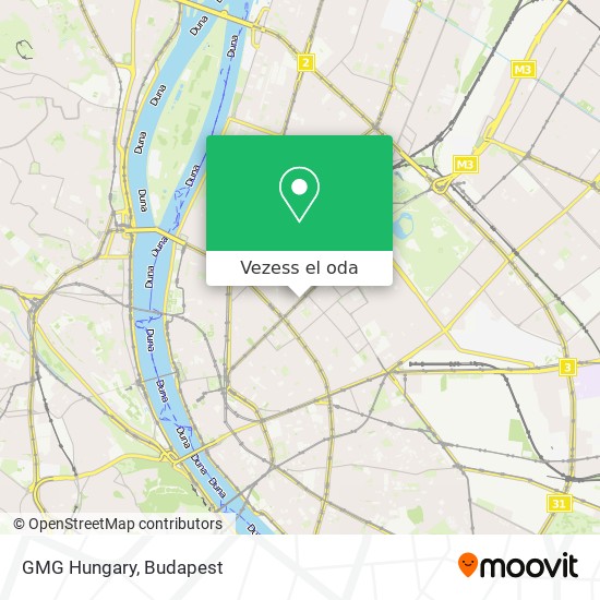 GMG Hungary térkép