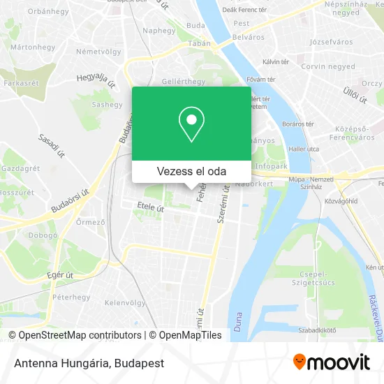 Antenna Hungária térkép