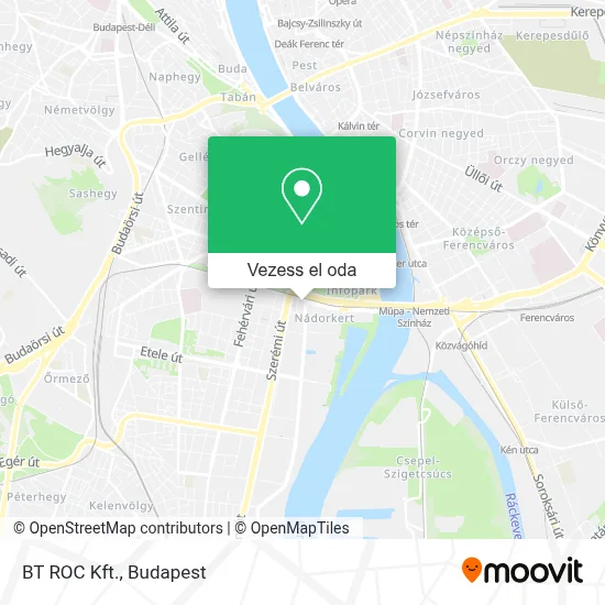 BT ROC Kft. térkép
