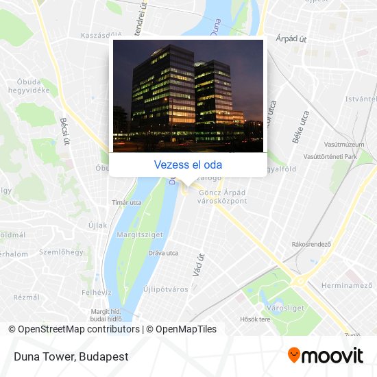 Duna Tower térkép