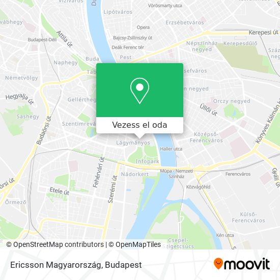 Ericsson Magyarország térkép