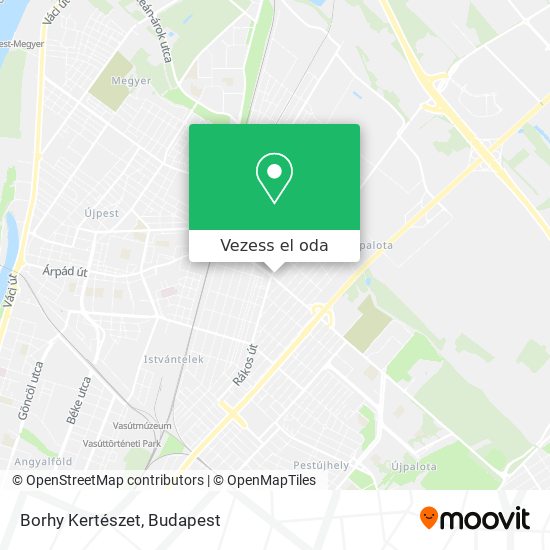 Borhy Kertészet térkép