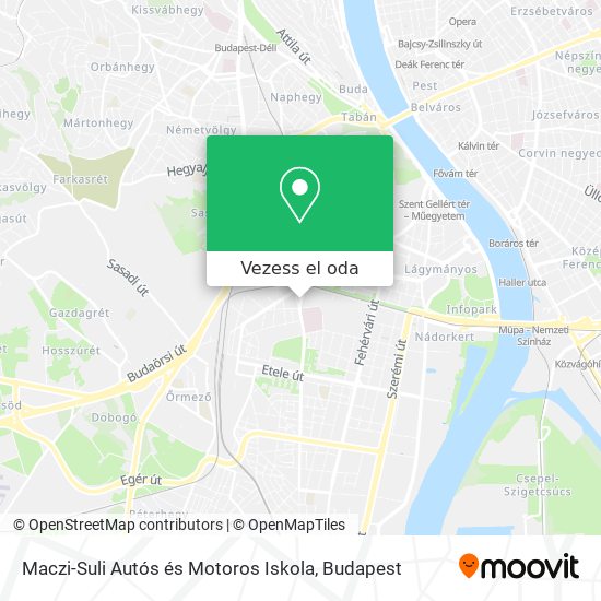 Maczi-Suli Autós és Motoros Iskola térkép