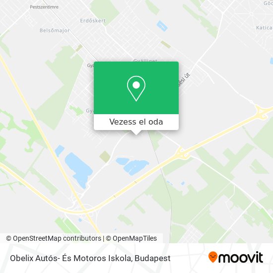 Obelix Autós- És Motoros Iskola térkép