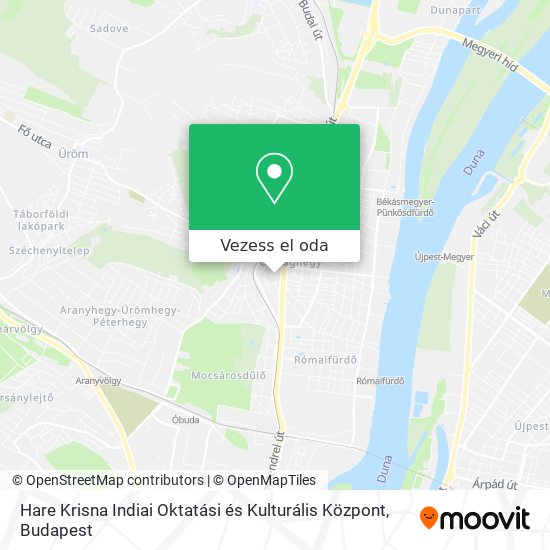 Hare Krisna Indiai Oktatási és Kulturális Központ térkép