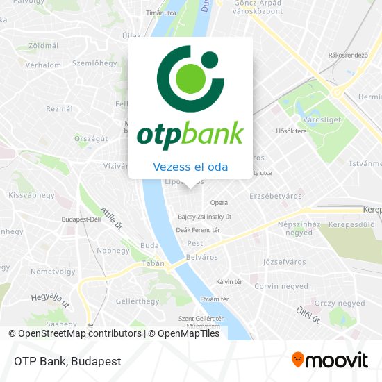 OTP Bank térkép