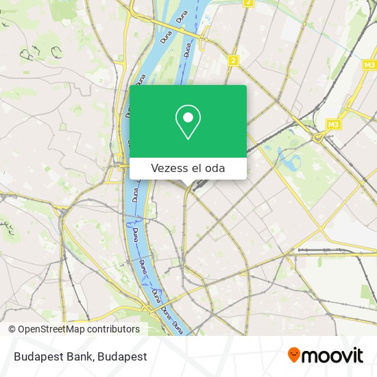 Budapest Bank térkép