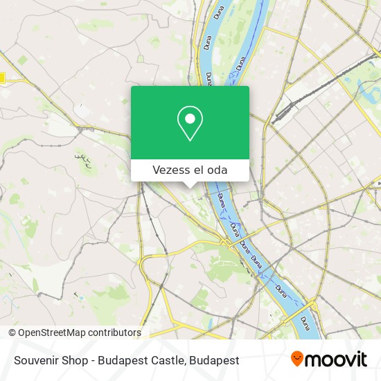 Souvenir Shop - Budapest Castle térkép