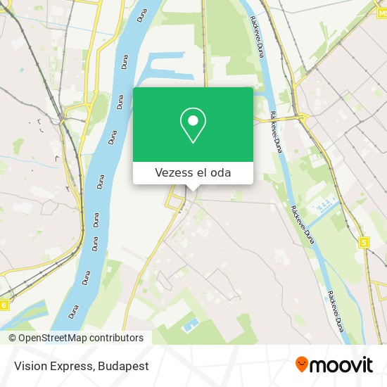 Vision Express térkép