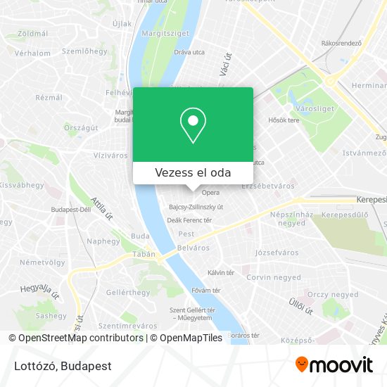 Lottózó térkép