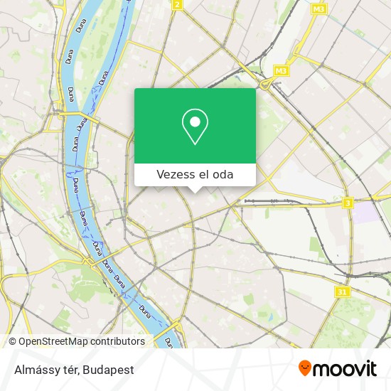 Almássy tér térkép
