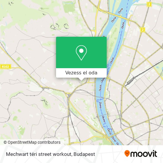 Mechwart téri street workout térkép