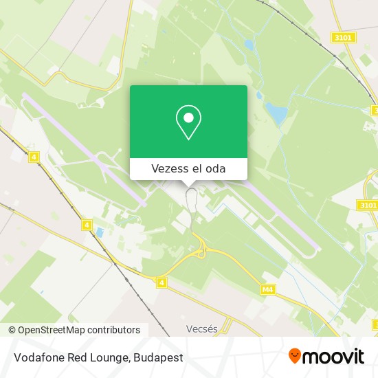 Vodafone Red Lounge térkép