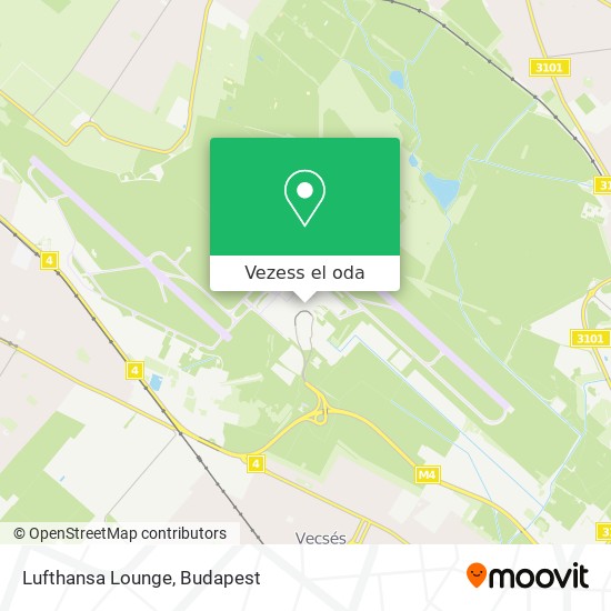 Lufthansa Lounge térkép
