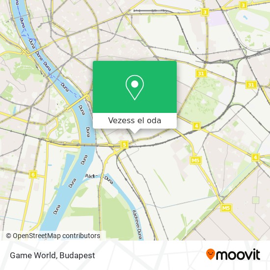 Game World térkép