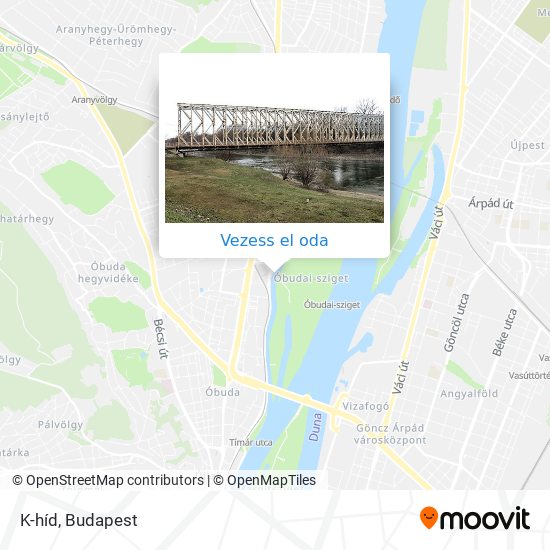 K-híd térkép
