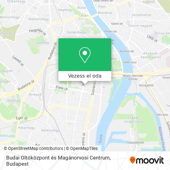 Budai Oltóközpont és Magánorvosi Centrum térkép