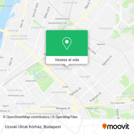 Uzsoki Utcai Kórház térkép