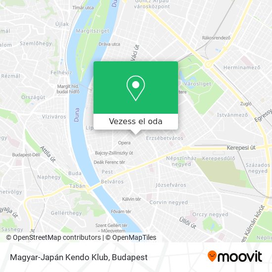 Magyar-Japán Kendo Klub térkép