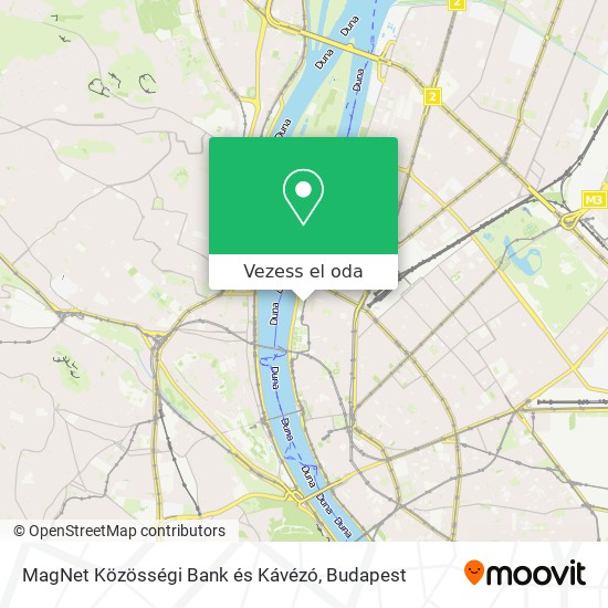 MagNet Közösségi Bank és Kávézó térkép