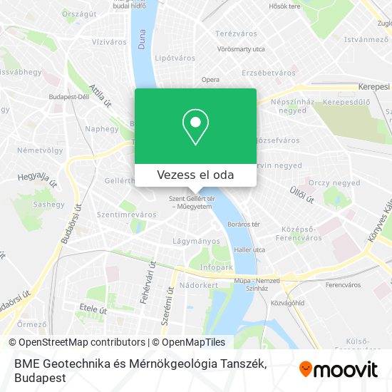 BME Geotechnika és Mérnökgeológia Tanszék térkép