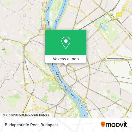 Budapestinfo Pont térkép