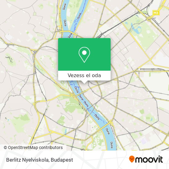 Berlitz Nyelviskola térkép