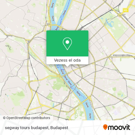 segway tours budapest térkép