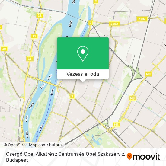 Csergő Opel Alkatrész Centrum és Opel Szakszerviz térkép