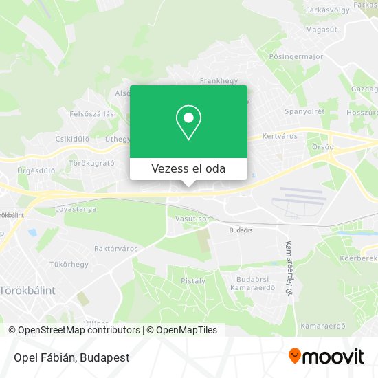 Opel Fábián térkép
