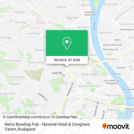Retro Bowling Pub - Novotel Hotel & Congress Centrr térkép