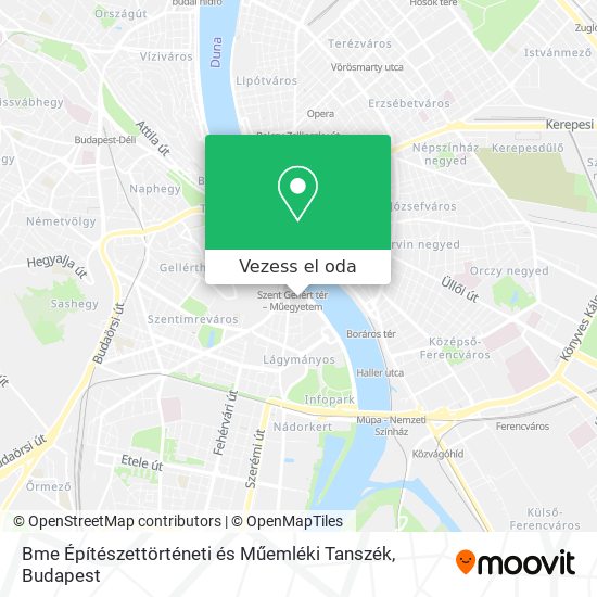 Bme Építészettörténeti és Műemléki Tanszék térkép