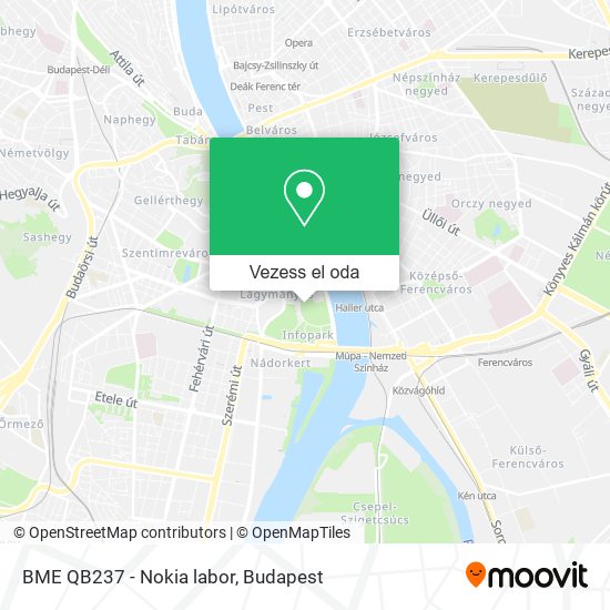 BME QB237 - Nokia labor térkép