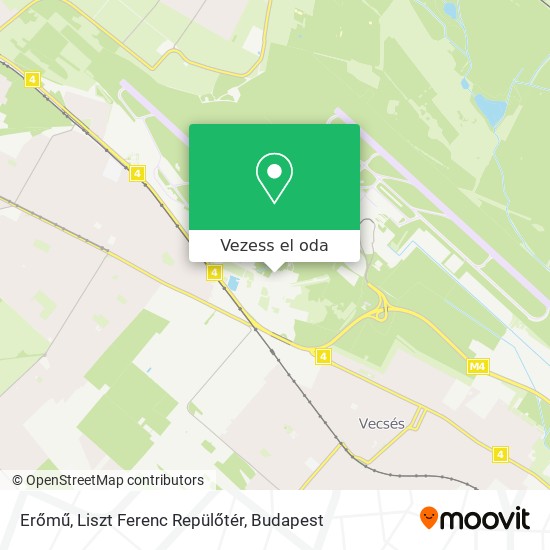 Erőmű, Liszt Ferenc Repülőtér térkép