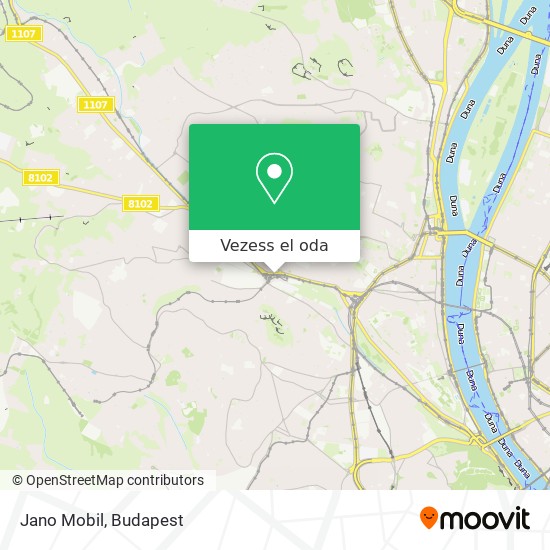 Jano Mobil térkép