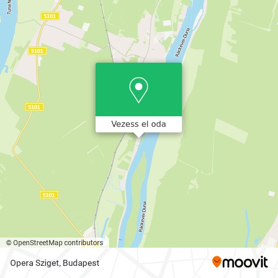 Opera Sziget térkép