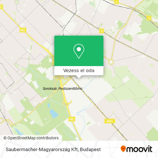 Saubermacher-Magyarország Kft térkép
