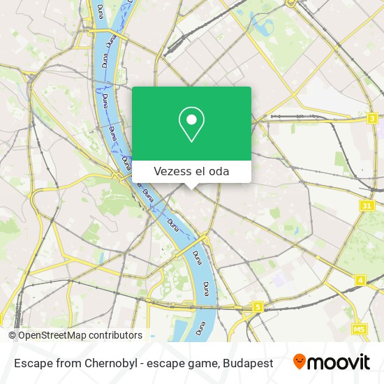 Escape from Chernobyl - escape game térkép
