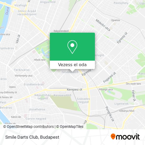 Smile Darts Club térkép