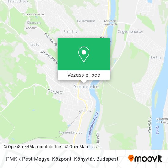 PMKK-Pest Megyei Központi Könyvtár térkép