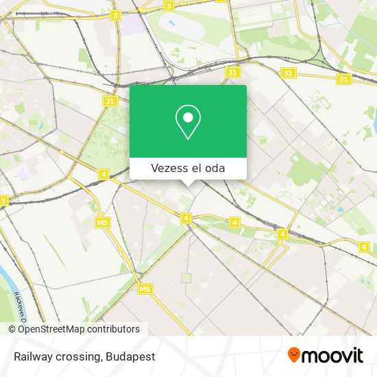 Railway crossing térkép