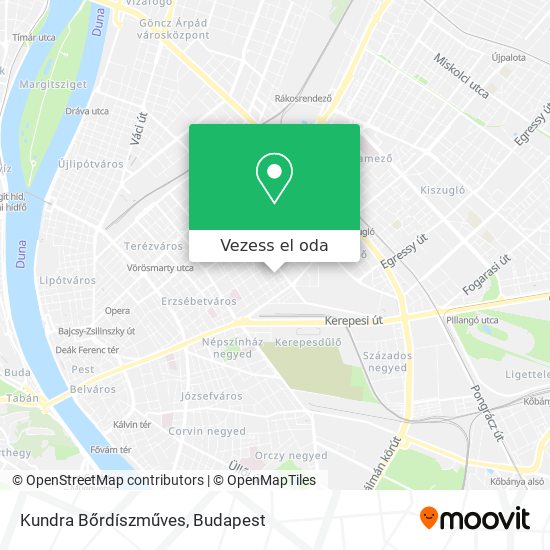 Kundra Bőrdíszműves térkép