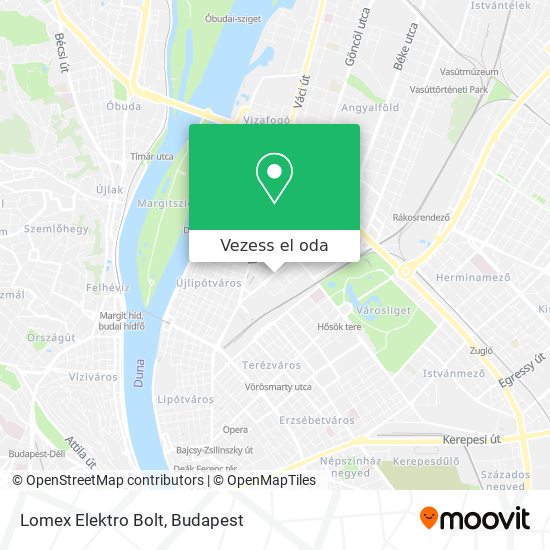 Lomex Elektro Bolt térkép