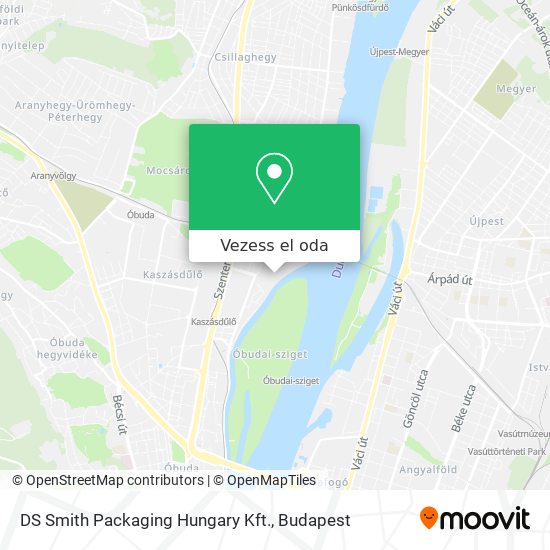 DS Smith Packaging Hungary Kft. térkép