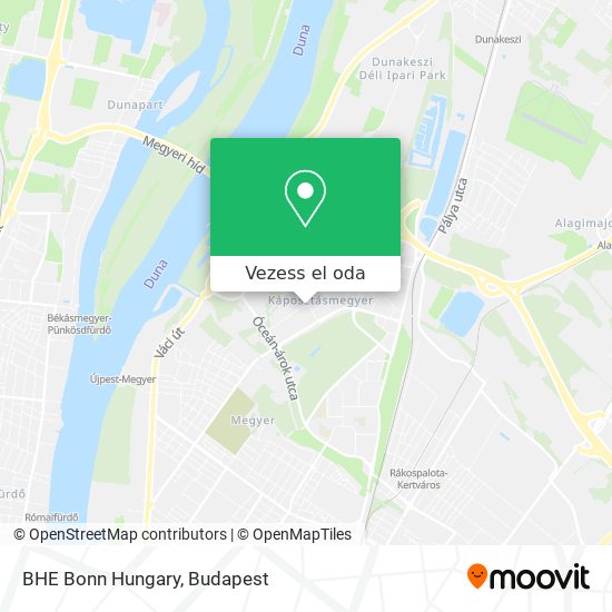 BHE Bonn Hungary térkép
