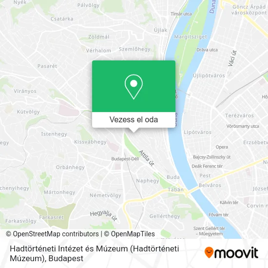 Hadtörténeti Intézet és Múzeum (Hadtörténeti Múzeum) térkép