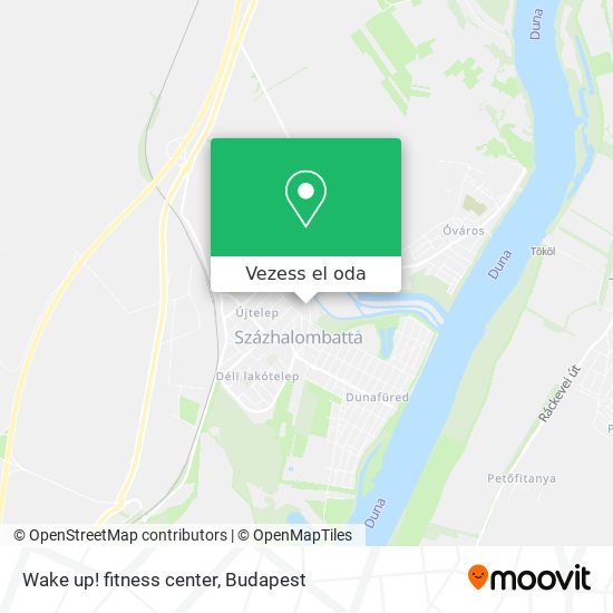 Wake up! fitness center térkép