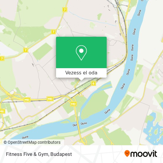 Fitness Five & Gym térkép